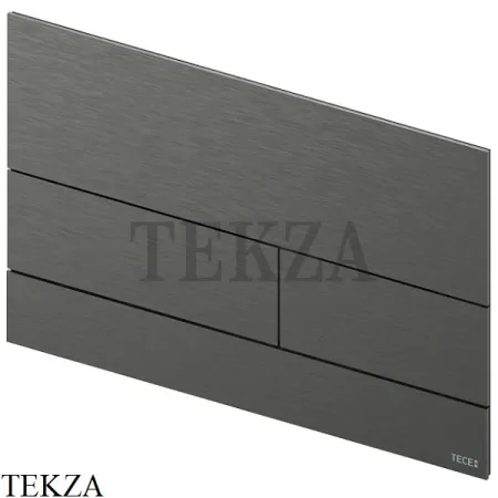 TECE Square II Панель смыва для унитаза 9240836, черный хром сатин (снято с производства)