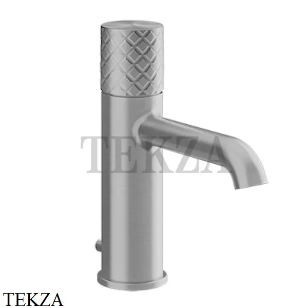 Gessi Habito INTRECCIO Смеситель для раковины, с донным клапаном 70101-149, Finox Brushed Nickel