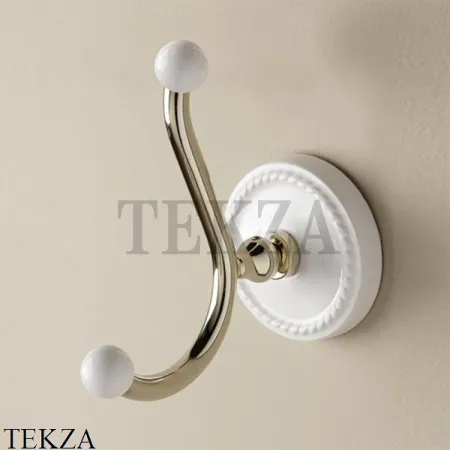 Devon&Devon DOROTHY Вешалка двойная DOR413OT, золото светлое глянец