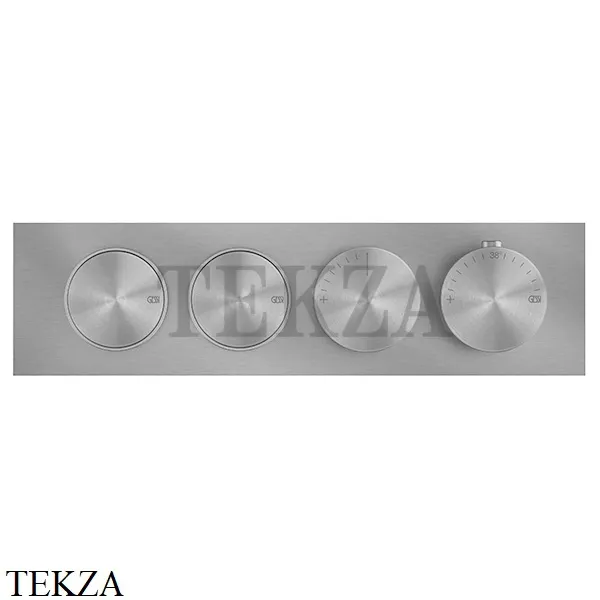 Gessi Origini NATURE Термостат для душа 2 потока с кнопками, внешняя часть 66222-031, хром глянец