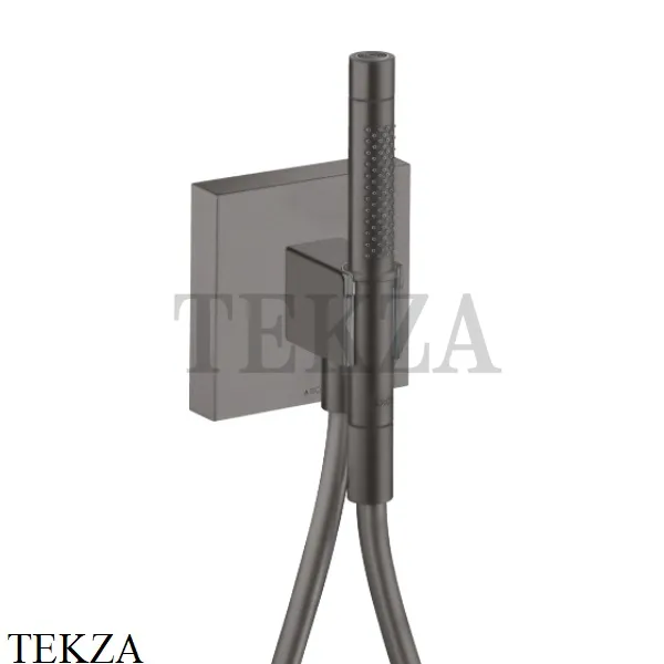 Axor Starck Citterio Porter-набор ручного душа 2jet с выводом и держателем, Brushed Black Chrome