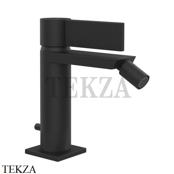 Gessi Inverso Diamantato Смеситель для биде, с донным клапаном 73607-299, Matte Black