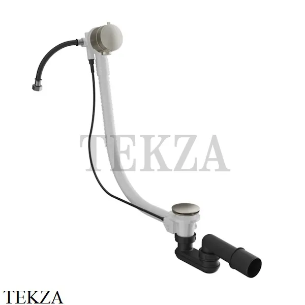 Gessi Колонна сливная для ванны, наполнение через перелив 01080-149 Finox Brushed Nickel