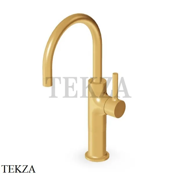 Zucchetti Pan Смеситель для раковины высокий, без гарнитура ZP6586.C41, brushed gold