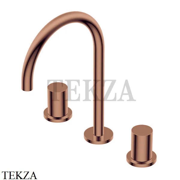 Ritmonio Diametro35 S Смеситель для раковины без донного клапана PR52AE202 F36, Frosted Rose Gold