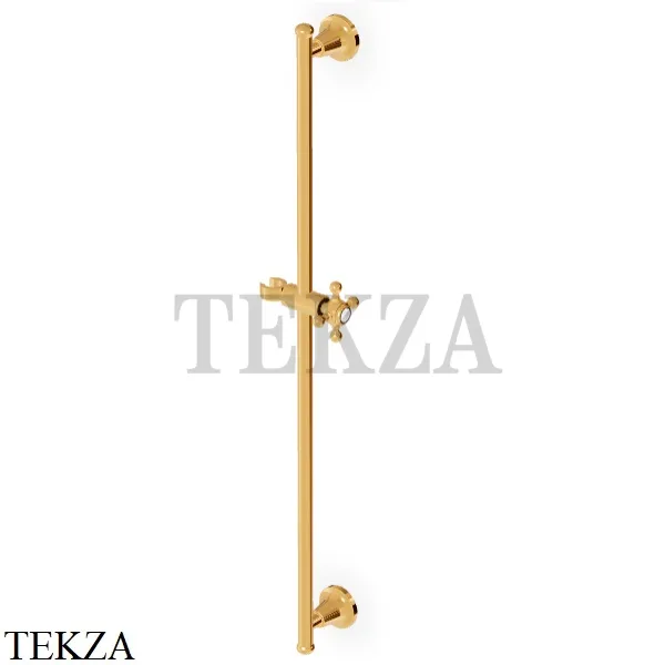 Zucchetti Agora Classic Душевая штанга с держателем Z93107.C40, золото глянец