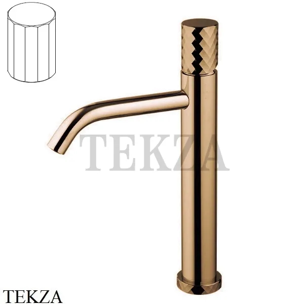 FIMA Carlo Frattini Spillo TECH V Смеситель для раковины, с донным клапаном F3031TLXSVZL, Amber Bronza