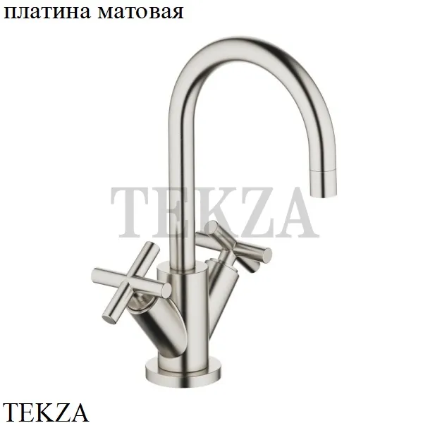 Dornbracht TARA Смеситель для умывальника, с донным клапаном 22512892-06, платина матовая