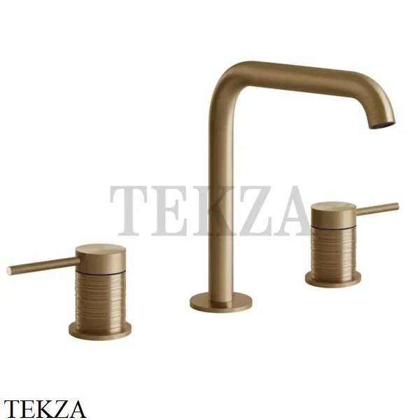 Gessi 316 TRAME Смеситель для раковины, без сливного гарнитура 54312-726, Warm Bronze Br