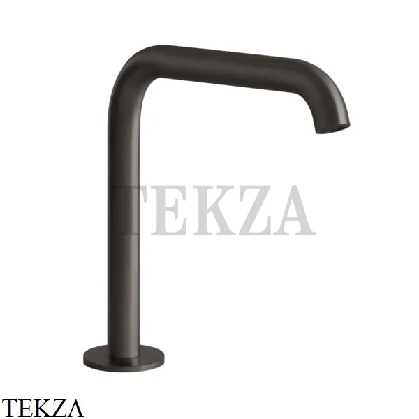 Gessi 316 FLESSA Излив для раковины средний 54091-707, Black Metal Brushed
