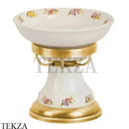 Migliore Provance Мыльница настольная, керамика с декором 17614, бронза classic
