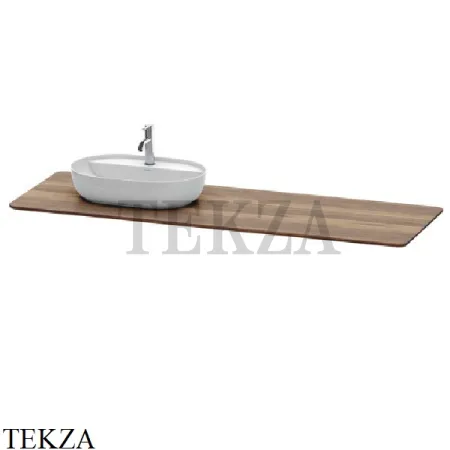 Duravit LUV Столешница из массива дерева на тумбу, американский орех
