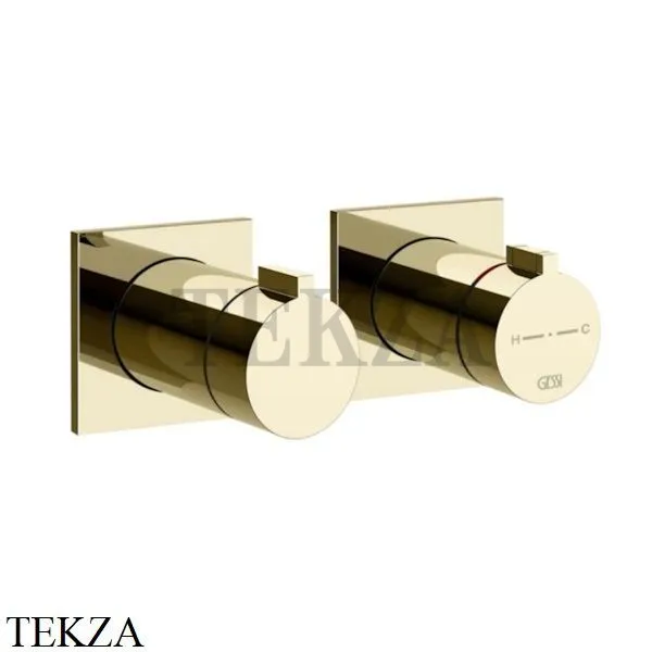 Gessi Inverso RIGATO Термостат для душа, 1 поток, внешняя часть 73032-710, Brass PVD