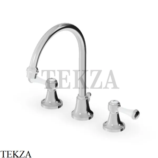 Zucchetti Agora Classic Смеситель для раковины с донным клапаном ZAM406, хром глянец