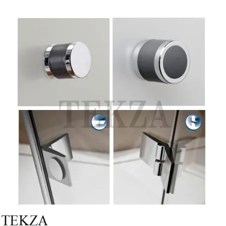Duka multi-S 4000 Душевой уголок с распашной дверью и фиксированным сигментом 90, серебро