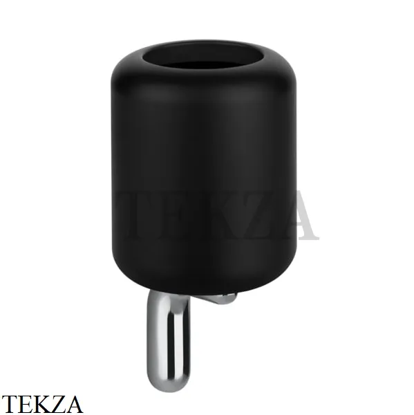 Gessi Goccia Стакан настенный, черная керамика 38008-031, хром глянец