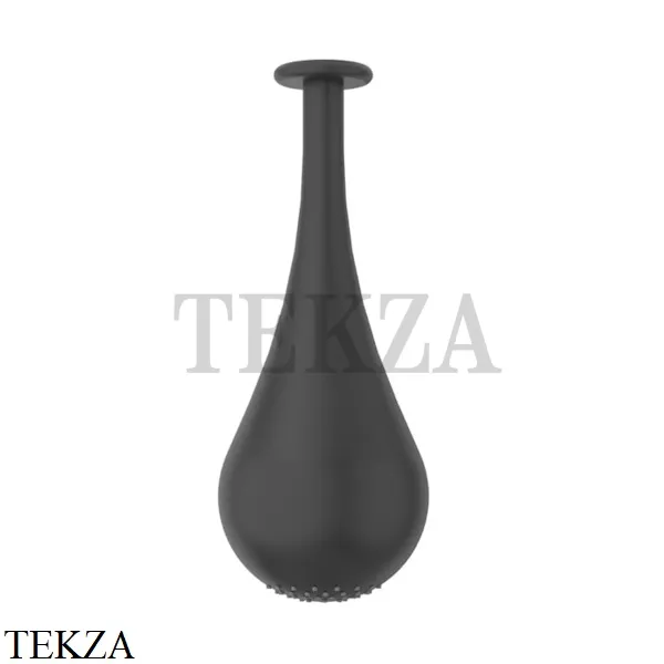 Gessi Goccia Потолочная каплевидная душевая лейка 33751-299, черный матовый