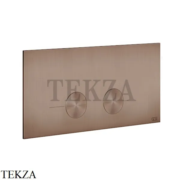Gessi Клавиша смыва для инсталляции Viega PREVISTA 54621-708, Copper Brushed