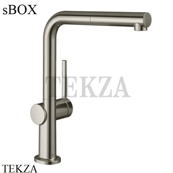 Hansgrohe Talis M54 Смеситель для кухни с вытяжным изливом 270 1jet sBox 72809800, сталь