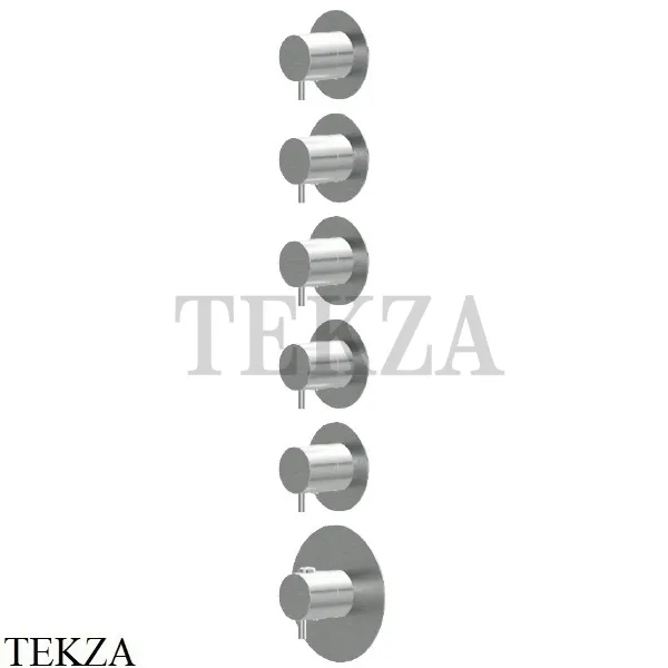 Newform X-Steel 316 Термостат для душа 5 потоков, внешняя часть 69862EX.50.050, INOX Stainless steel