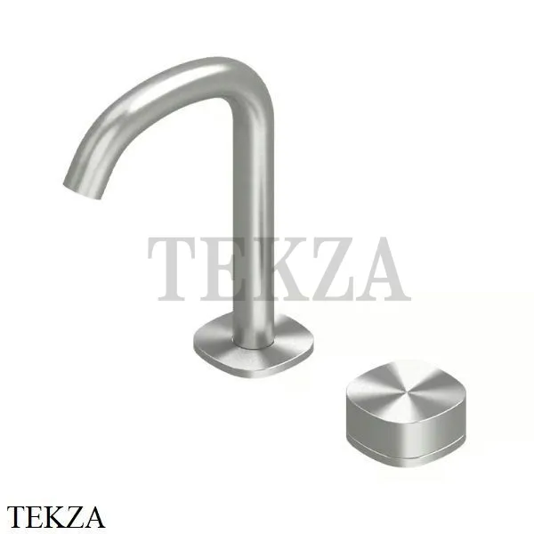 QuadroDesign Super Смеситель для раковины, без гарнитура, 22 31 AS, Brushed Stainless Steel