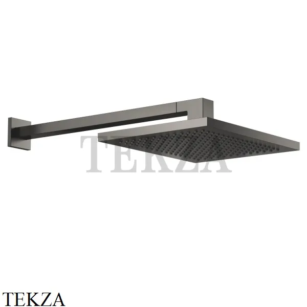 Dornbracht Верхний душ с настенным креплением, квадратная розетка 28765980-99, Dark Platinum matt