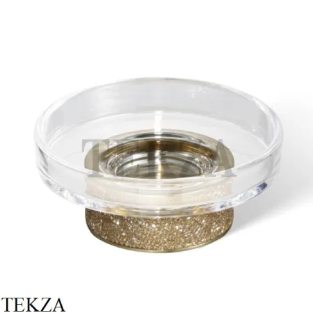 Decor Walther ROCKS Настольная мыльница Swarovski® 0934041, темная бронза-стекло прозрачное