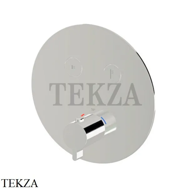Newform XT Термостат для душа с кнопки Select на 2 потока 70402E.M0.070, Titanium satin