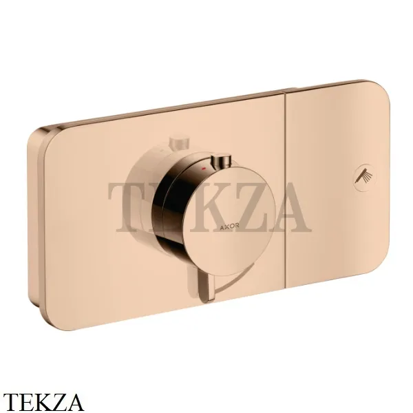 Axor ONE Термостат для душа 1 поток, внешняя часть 45711300, Polished Red Gold