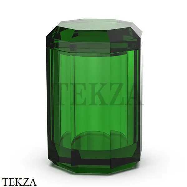 Decor Walther Kristall BMD Баночка универсальная с крышкой 0931496, английский зеленый