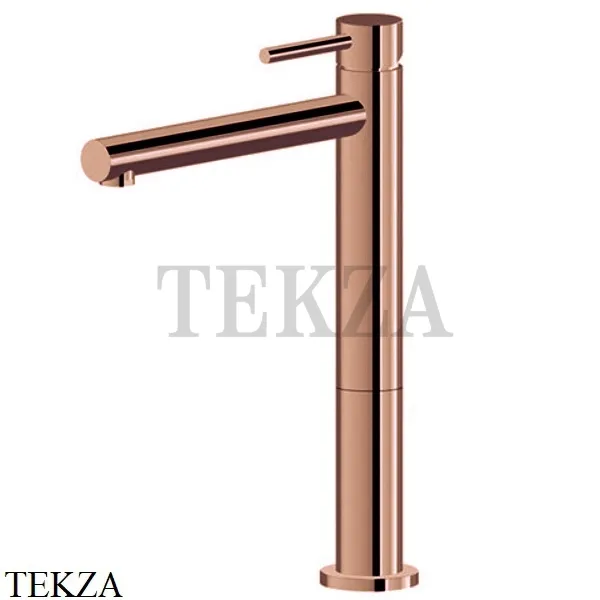 Newform MINI-X PRO Смеситель для раковины высокий, без гарнитуры, 61316.58.061, PVD Copper Bronze