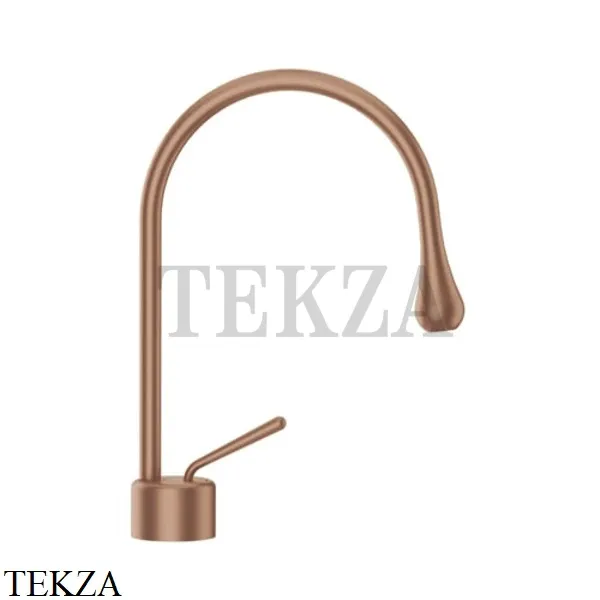 Gessi Goccia Смеситель для раковины, без сливного гарнитура 33601-125, Copper Brushed