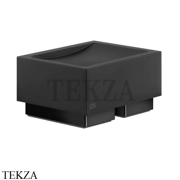 Gessi Rettangolo Мыльница настольная, композит черный 20826-706, Black Metal PVD