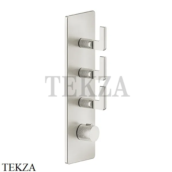 Gessi INCISO WELLNESS Термостат 3 выхода, внешняя часть 58206-720, Nickel PVD