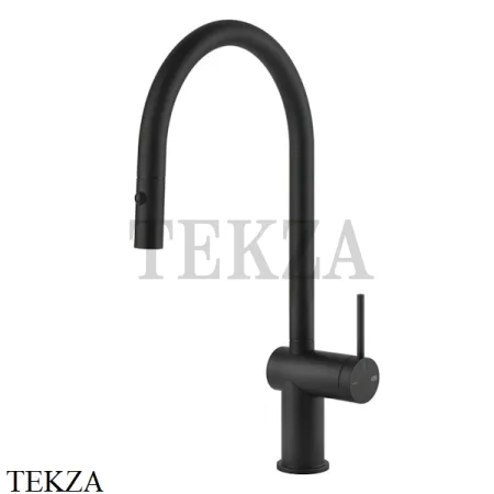 Gessi KITCHEN Inedito Смеситель для кухни с выдвижной лейкой 60413-299, Matte Black
