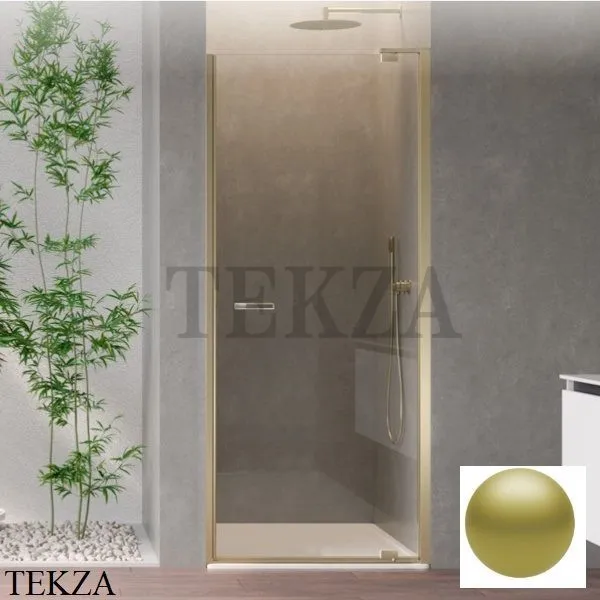 Duka natura 4000 Дверь в нишу распашная 80 крепеж справа, A-DTNR800BRPA10, brass pearl