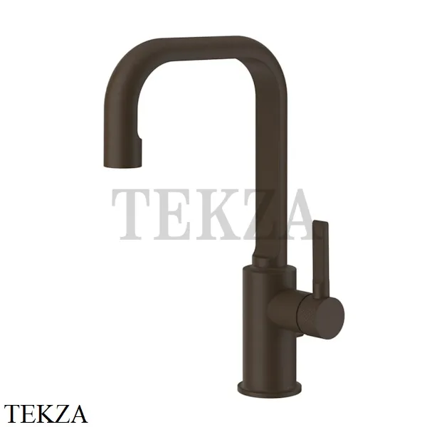 Gessi INCISO Смеситель для раковины высокий, ручка сбоку, без гарнитура 58006-845, Dark Bronze