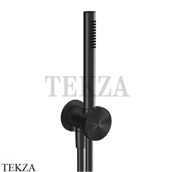 Gessi Origini ACCENT Душевой комплект с лейкой, шланг 1,50 м 66123-299, Black XL