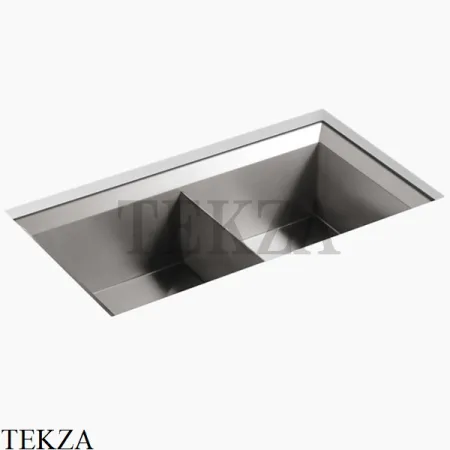 Kohler Poise Мойка для кухни с двумя чашами K-3388-NA, нержавеющая сталь