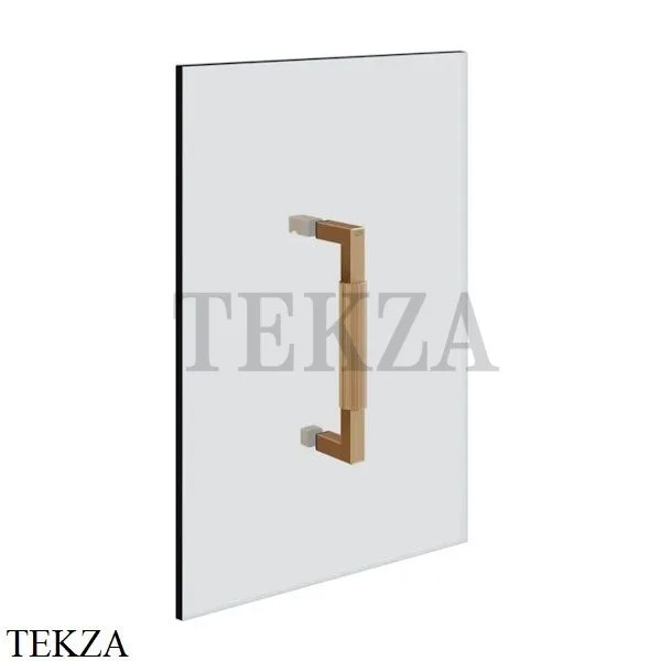 Gessi Shower G Rigato Ручка-держатель на стекло 20 см 67521-726, Warm Bronze Br. PVD