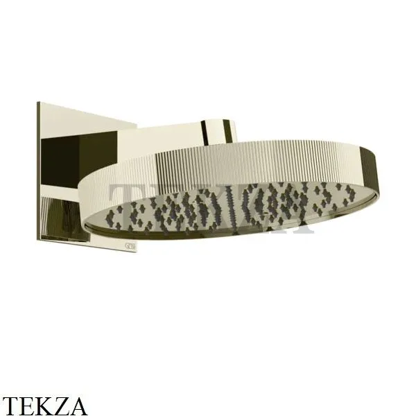 Gessi Inverso RIGATO Верхняя душевая лейка с кронштейном 63549-720, Nickel PVD