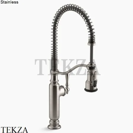 Kohler Tournant Смеситель для кухни полупрофессиональный K-77515-CP, хром глянец