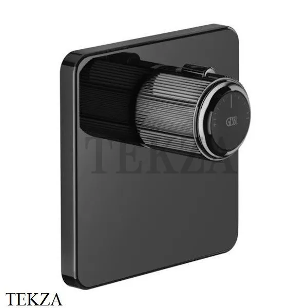 Gessi VENTI20 Термостат для душа, внешняя часть 65316-706, Black Metal PVD