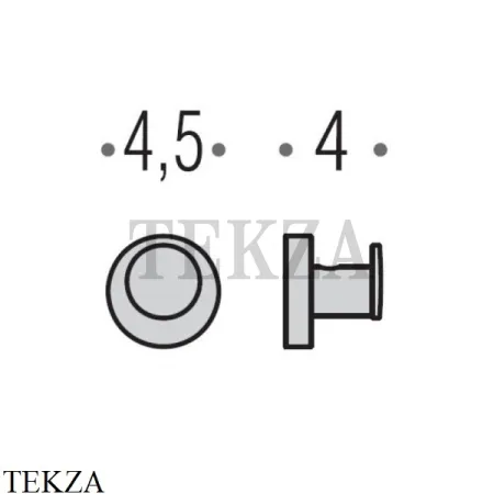 Colombo Plus Крючок для халата и полотенец W4917.BM, белый матовый