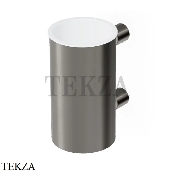 Zucchetti Isy22_Octo_Jingle Стакан настенный круглый ZAD513.C51, brushed metal black