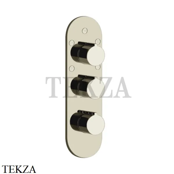 Gessi Ingranaggio-Anello Термостат для душа, 5 потоков, внешняя часть 43072-720, Nickel PVD