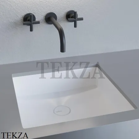 SALINI MAREA 07 Раковина квадратная встраиваемая снизу S-Stone 1802207M, белый матовый