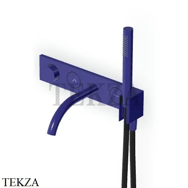 Zucchetti Hoop Термостат для ванны с гарнитуром, внешняя часть ZHO786.L5, blu mediterraneo
