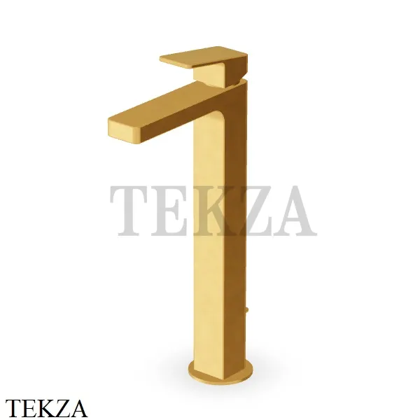 Zucchetti JINGLE Смеситель для раковины высокий, с донным клапаном ZIN691.C41, brushed gold