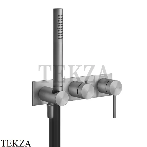 Gessi 316 SHOWER Смеситель для душа, внешняя часть 54038-239, Steel Brushed